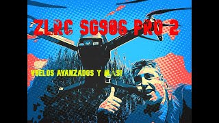 ZLRC SG 906 PRO 2 MODOS DE VUELO AVANZADOS 🏆 EXTRA LANZA PAQUETES 🪂con el DRON PREVIEW INÉDITO [upl. by Courcy]