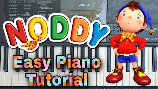 Make Way For Noddy Theme Song  Easy Piano Tutorial With Lyrics  Aa Gaya Noddy  Cartoon On Piano [upl. by Nagard]