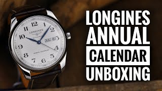 Longines Master Collection Annual Calendar Unboxing [upl. by Etteb]