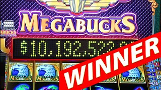 MAN WINS 10 Million Megabucks Jackpot at Henderson Fiesta Casino [upl. by Itin585]