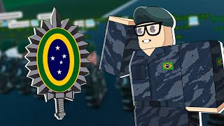 ME ALISTEI NO EXERCITO DO ROBLOX [upl. by Chantal]