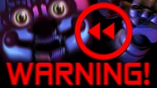 FNaF SISTER LOCATION  Scooping Room Screams Found  Tittle Screen Theme Backwards [upl. by Yasnil921]