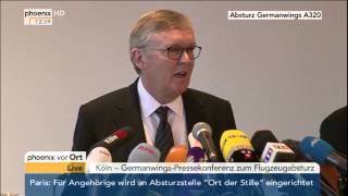 Flugzeugabsturz PK von Germanwings mit Thomas Winkelmann am 25032015 [upl. by Shorter]