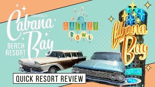 Universals Cabana Bay Beach Resort  Quick Resort Review 2023 [upl. by Rosol923]