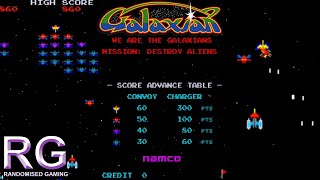 Galaxian  Arcade Version Gameplay [upl. by Hoebart678]