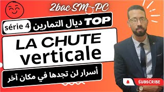 Exercice chute verticale – 2BAC série n  4 chute d’un grêlon  astuces mécanique PrAITELAJINE [upl. by Hayyifas]