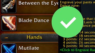 How To Get Blade Dance For Rogue  Horde [upl. by Eatnod]