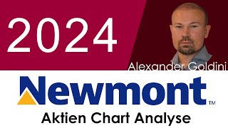 Newmont Aktie Chart Analyse Gold Silber Kupfer Rohstoffunternehmen zahlt Dividende [upl. by Derriey]