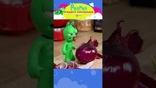 Pea Pea mencoba memasak hamburger cartoonforkids animation peapea [upl. by Atinram]