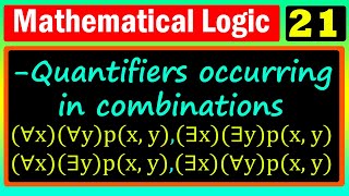 Mathematical Logic  Lecture 21  Quantifiers occurring in Combination  በአማርኛ [upl. by Roon]