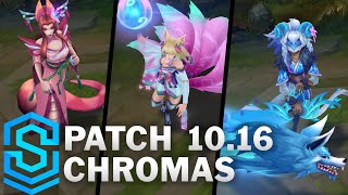 Spirit Blossom Chromas  Patch 1016 Chromas Ahri Kindred Cassiopeia Yone and Riven [upl. by Toms]