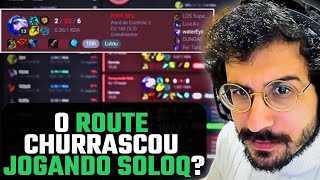 REVOLTA REAGE  O ROUTE TROLOU NA SOLOQUEUE [upl. by Ihcur606]