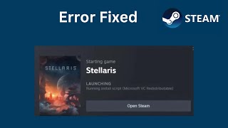 4 Ways To Fix Steam Error Running Install Script Microsoft VC Redistributable [upl. by Aninnaig428]