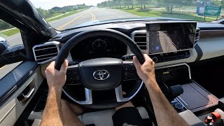 2024 Toyota Tundra 1794 TRD Offroad POV Drive Impressions and ASMR [upl. by Astraea]