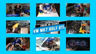 Vehicle Maintenance  VW MK7 GTI Oil Change DIY [upl. by Pappas]