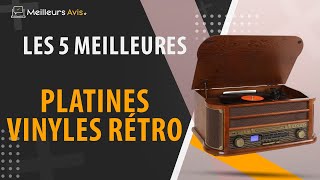 ⭐️ MEILLEURE PLATINE VINYLE RÉTRO  Comparatif 2024 [upl. by Hernardo]