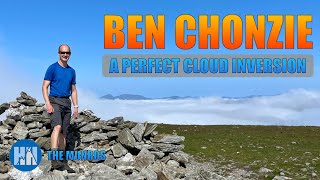 Cloud Inversion on Ben Chonzie  Beginners Munro  Munro Bagging [upl. by Adnawahs96]