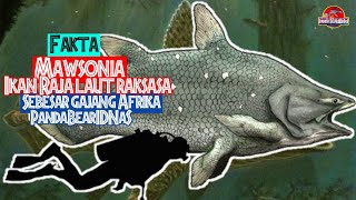 REVIEW FAKTA MAWSONIA 🔥 IKAN MAS SEBESAR GAJAH AFRIKA🐘 MAKANAN SPINOSAURUS [upl. by Adnoyek]