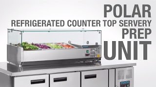 Polar Countertop Prep Fridge G608 amp G609 [upl. by Midas]