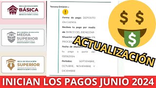 INICIAN los Pagos de las Becas Benito Juárez 2024 3 de Junio [upl. by Viehmann]