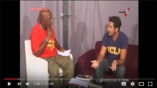 Les Noirs dans le cinéma  émission TV avec Regis Dubois 1h Guadeloupe 2012 [upl. by Yelnats]