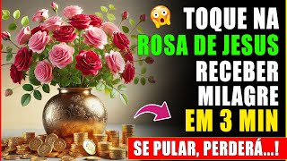 😍🌹 TOQUE NA ROSA DE JESUS PARA RECEBER UM MILAGRE HOJE MENSAGEM DE DEUS PRA VOCÊ [upl. by Jauch]