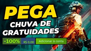 VOA 5 jogos pagos DE GRAÇA 4 jogos GRÁTIS ofertas de Battlefield Star Wars e mais na EA e Steam [upl. by Frodina]