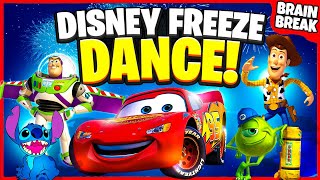 Disney Freeze Dance  Brain Breaks For Kids  Just Dance  Danny Go Noodle [upl. by Simson]