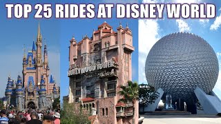 Top 25 Rides at Walt Disney World [upl. by Chimene992]