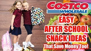 COSTCO SHOPPING TIPS Easy GrabAndGo After School Snack Ideas [upl. by Lalat]