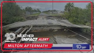 Milton updates Damage reported on MacDill AFB [upl. by Tezzil]