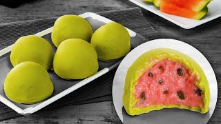 Watermelon Mochi Ice Cream Recipe  How To Make Mochi Ice Cream [upl. by Ceil]