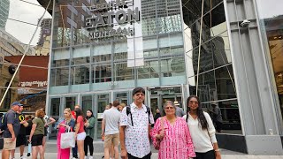 Visiting Eaton Center Montreal Canada [upl. by Jeffie]