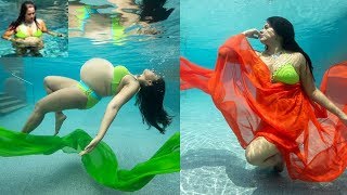 PREGNANT Sameera Reddys Thrilling Underwater Photo Shoot For Imperfectly Perfect Campaig [upl. by Gniy]