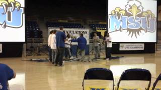 Morehead State Basketball Coach Donnie Tyndall Does the Dougie [upl. by Hawkins205]