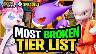 MOST BROKEN OF ALL TIME Pokemon Unite Tier List [upl. by Eilah921]