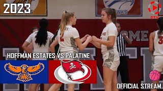 Palatine vs Hoffman Estates Girls Varsity Basketball [upl. by Boleslaw]