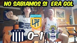 Talleres 01 GimnasiaReaccion padre e hijo Hinchas de GimnasiaCopa de la Liga 2024 [upl. by Barrus]