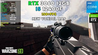 Warzone 2 150 FPS New VONDEL Map  RTX 3060 12GB  i5 12400F 1080p Benchmark [upl. by Agni]