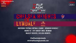 Round 12 Lyndale vs Chelsea Heights 5 8 23 [upl. by Russia]