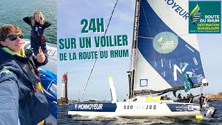 24h SUR UN VOILIER DE LA ROUTE DU RHUM  Ça a failli mal tourner [upl. by Hennebery]