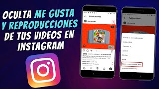 COMO OCULTAR LIKES Y REPRODUCCIONES EN Instagram [upl. by Pontias373]