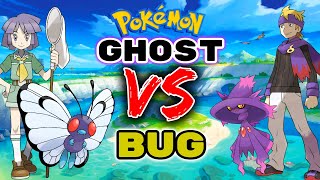 We Only Catch Ghost or Bug Type Pokemon Then We FIGHT [upl. by Encrata]