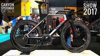 Canyon Speedmax CF SLX  The Cycle Show 2017 [upl. by Keyte]