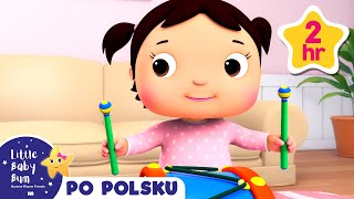 🌠 2 godziny 🌠 Bobas gra na bębenku 👧🏻 Little Baby Bum po polsku ⭐ Piosenki i bajki dla dzieci [upl. by Aleyak]