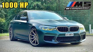 1000HP BMW M5 F90 342KMH  214MPH REVIEW on AUTOBAHN [upl. by Norven]