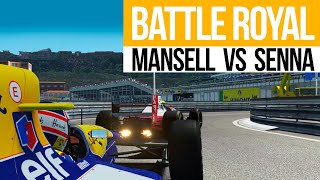 Battle Royal Mansell vs Senna Monaco Grand Prix 1992 incl Murray Walker Tribute [upl. by Aisul]