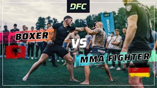 German PITBULL vs Albanian BOXER  MMAFight  DFC [upl. by Huba527]