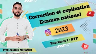 Correction et explication  examen national 2023 2 bac Biof [upl. by Alicirp]