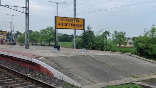 NBAE  Nabagram Railway Station West Bengal  High Speed WAP7 Attack Nabagram Railway Station [upl. by Naes]